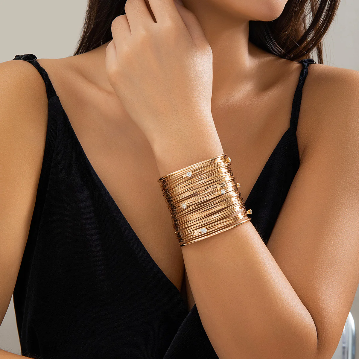 Star-studded coiled Handcuff - Image 3