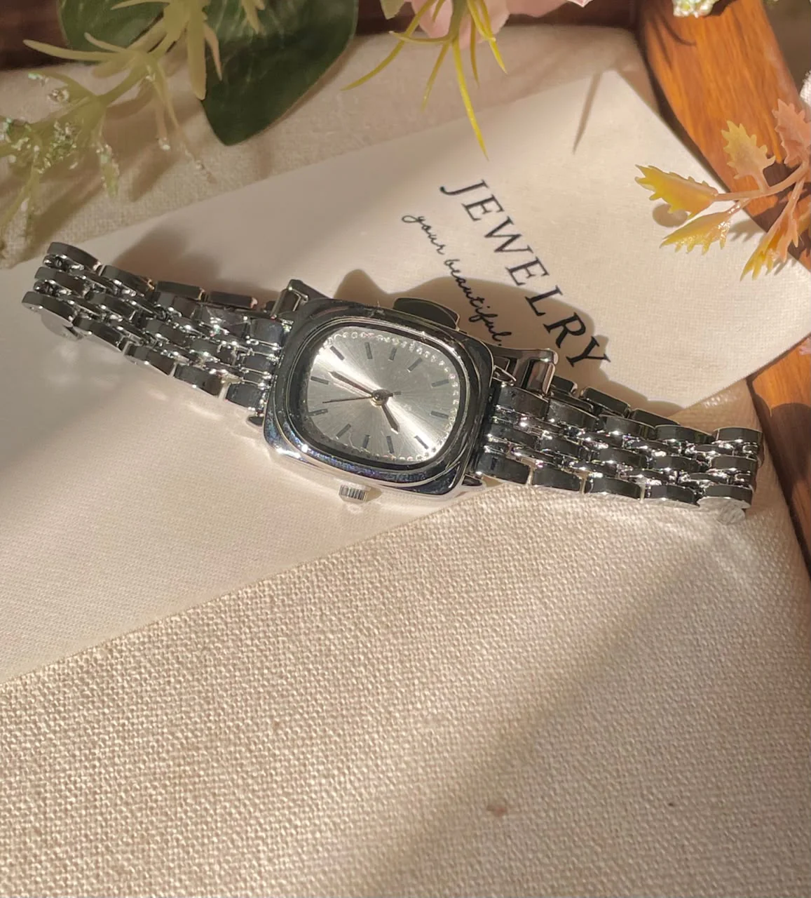 Starlight Square Metallic Watch - Image 3