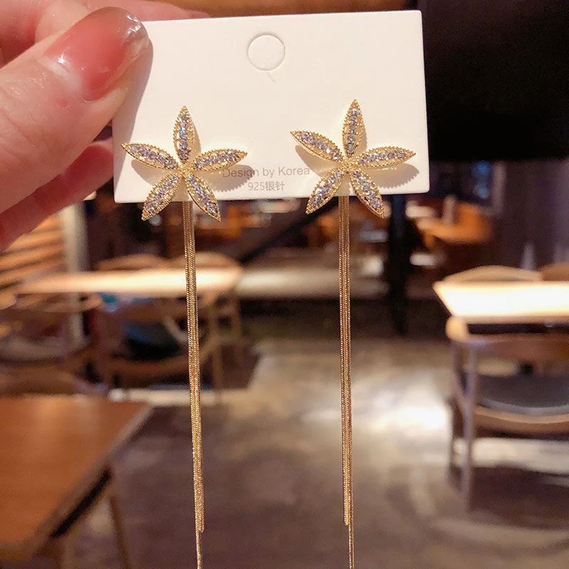 Starry Tassels Earrings