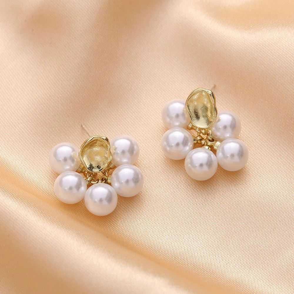 Statement Pearl Drop Earrings - Image 2