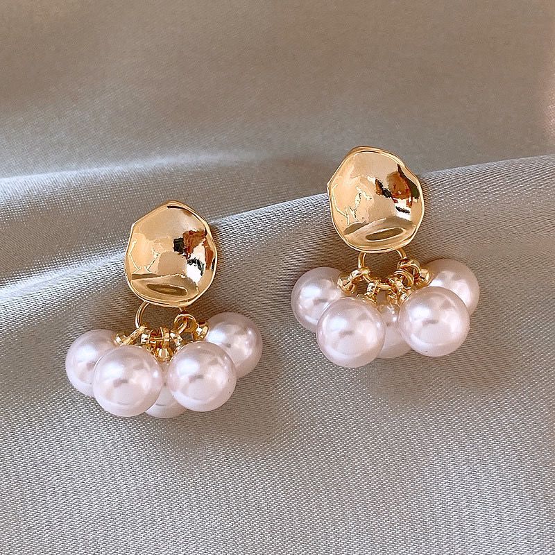 Statement Pearl Drop Earrings - Image 3