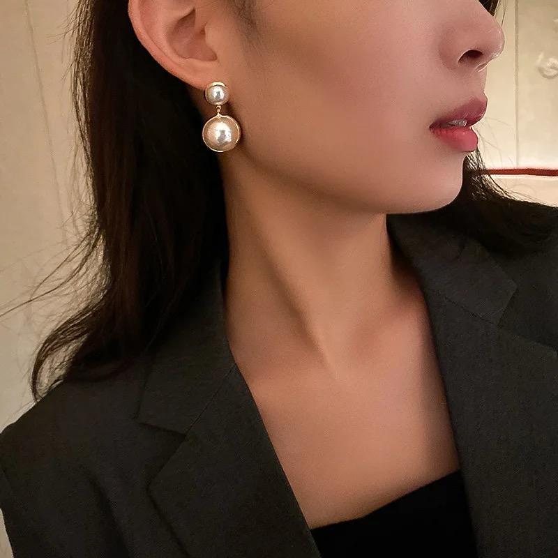 Statement Pearl Earrings - Image 4
