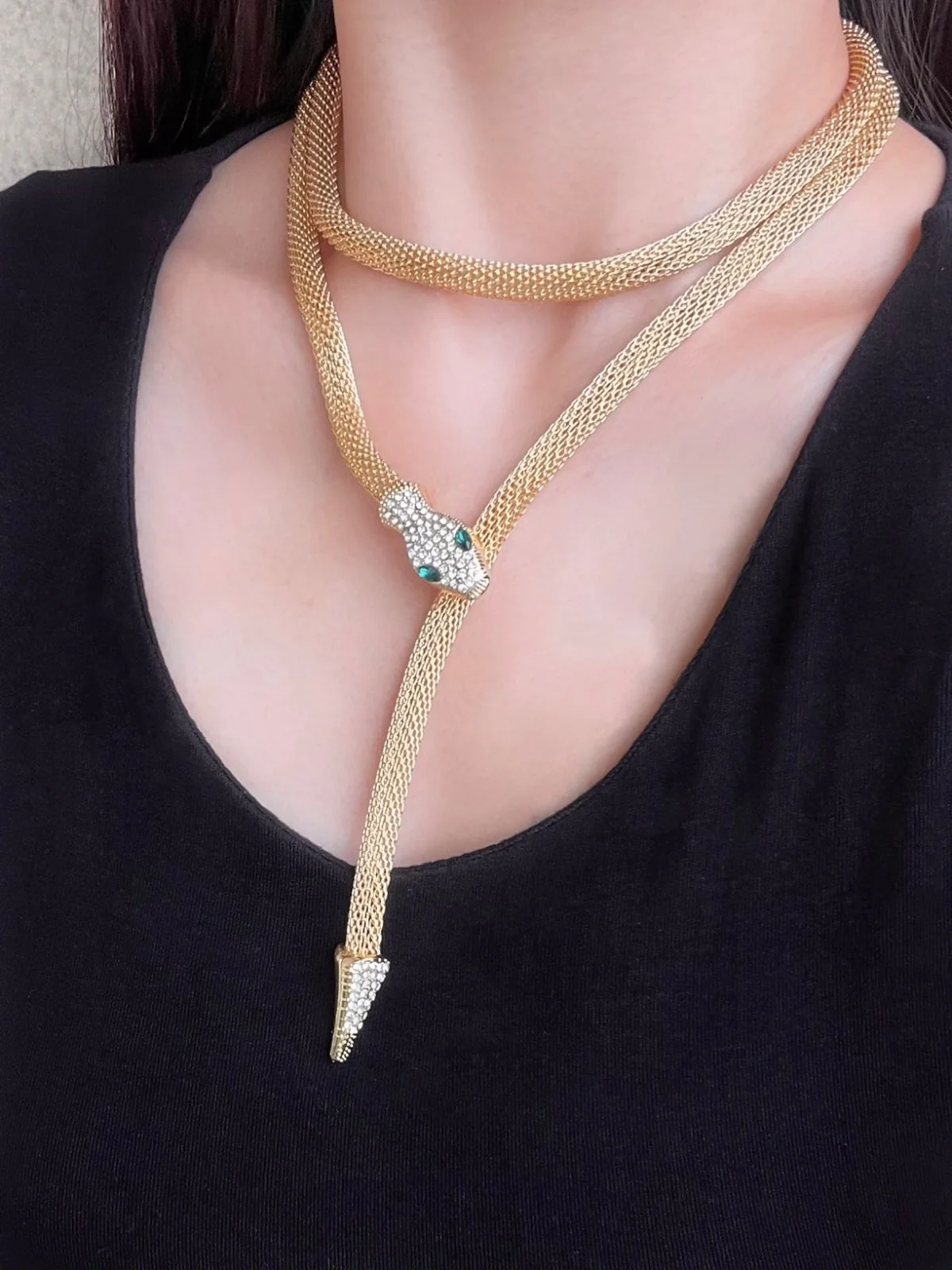 Statement Slither Bendable Multipurpose Necklace Jewellery