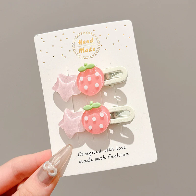 Strawberry Sprinkles Hair Clip - Image 2