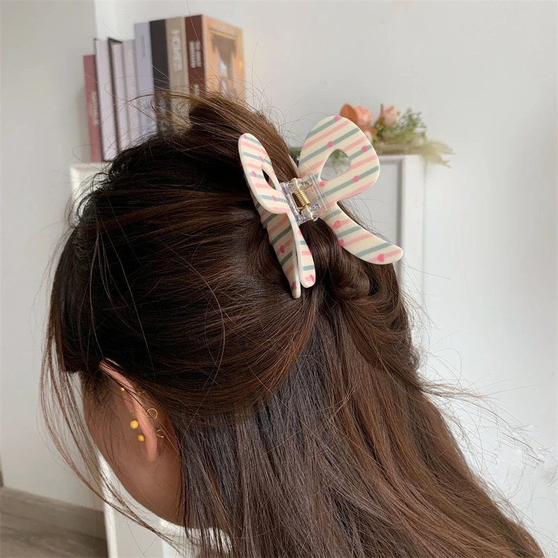 Stripes of Love Claw Clip - Image 2