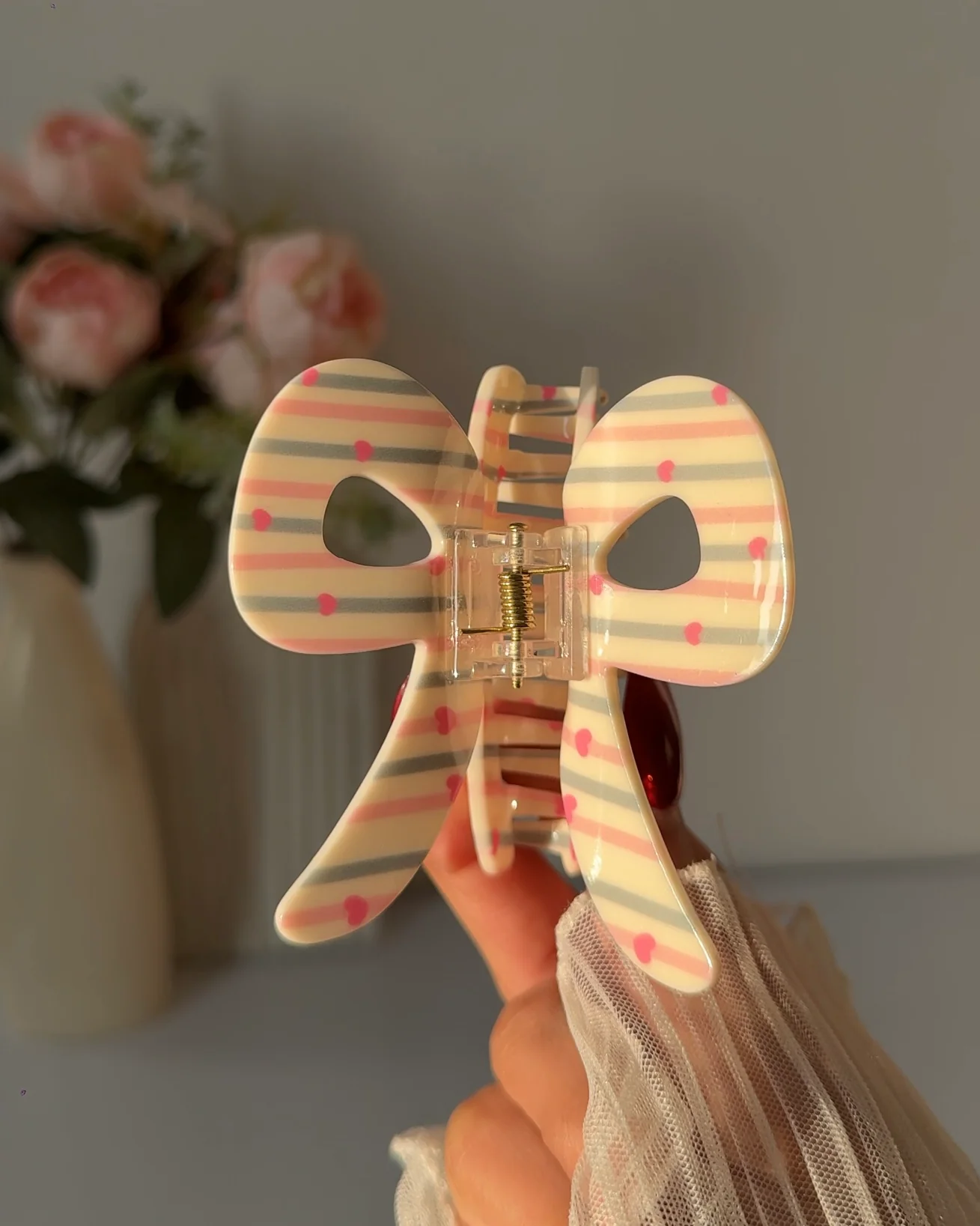 Stripes of Love Claw Clip - Image 4