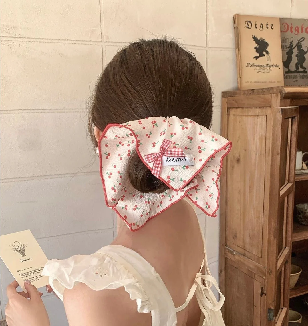 Summer Fling Cherry Scrunchie - Image 3