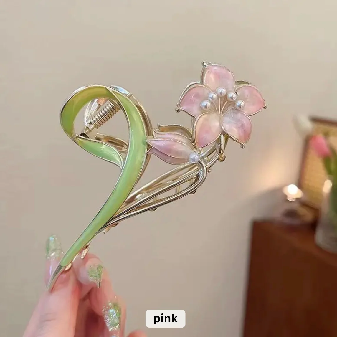 Summer Floral Claw Clutcher - Image 8