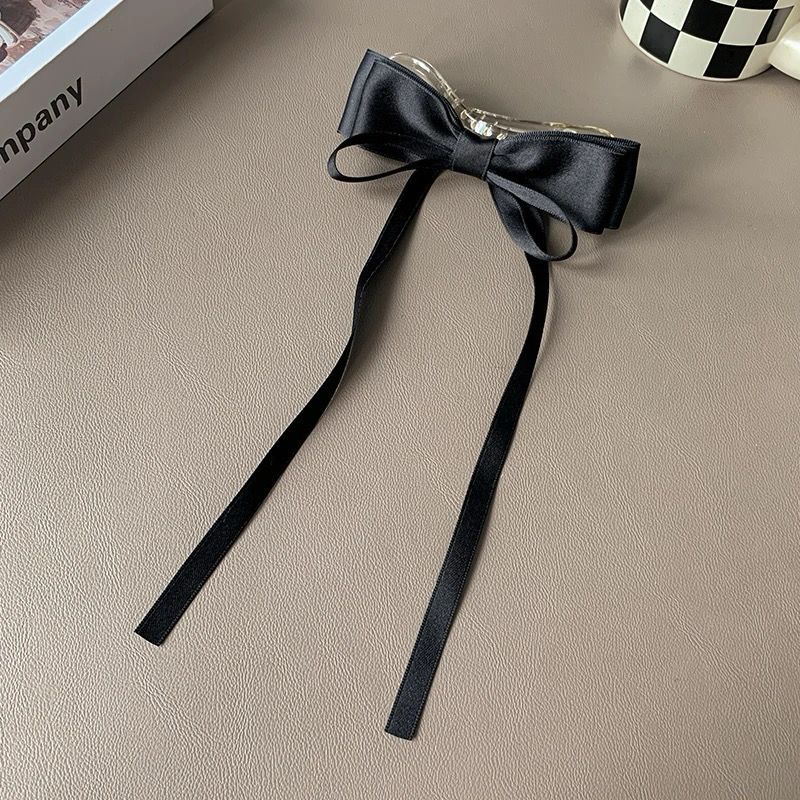 Sweetheart Satin Bow Hair Clips - Image 5