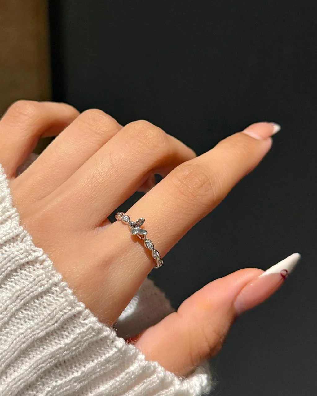 Swirl Around Butterfly Ring - Image 2