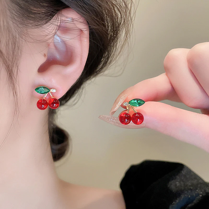 Talk of the Town Cherry Earrings - Image 2