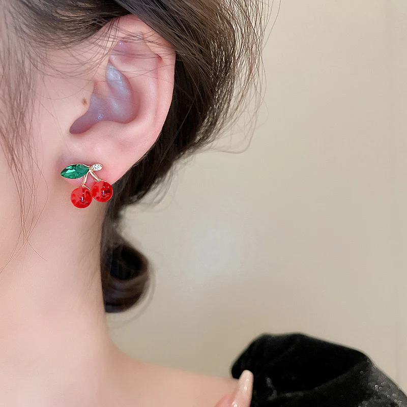 Talk of the Town Cherry Earrings - Image 4
