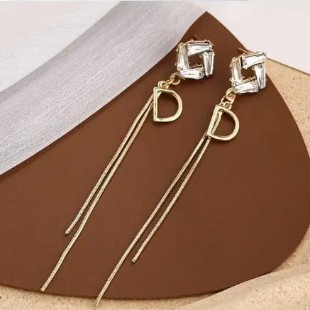 Tassel Drop Korean Earrings - Image 7