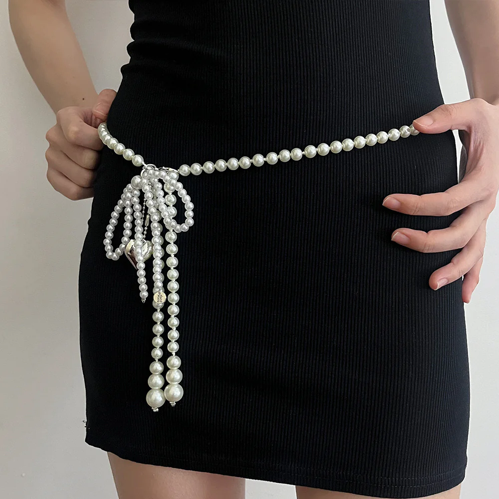 Tasselled in Pearl! Waist Chain - Image 5