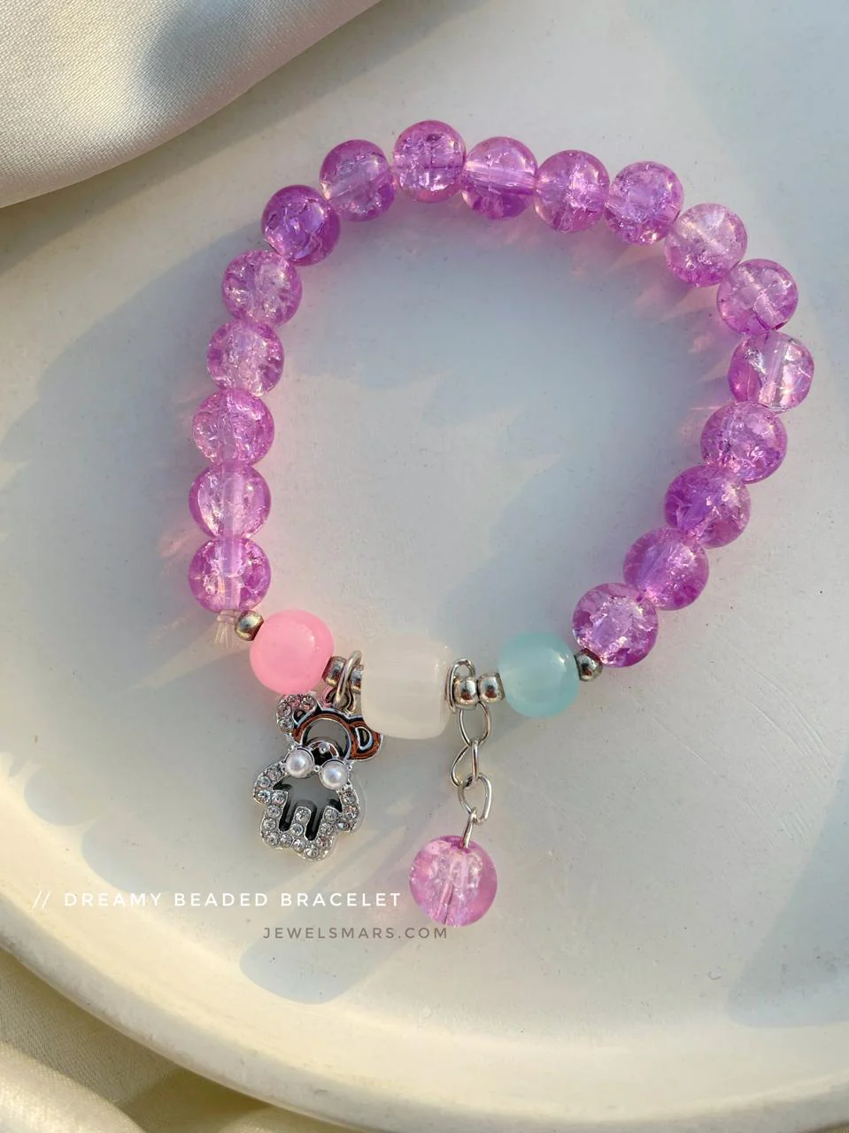 Teddy Bracelet- lilac
