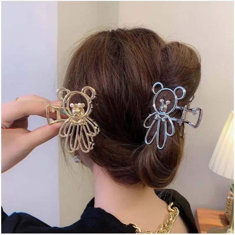 Teddy Hair Claw Clip - Image 2