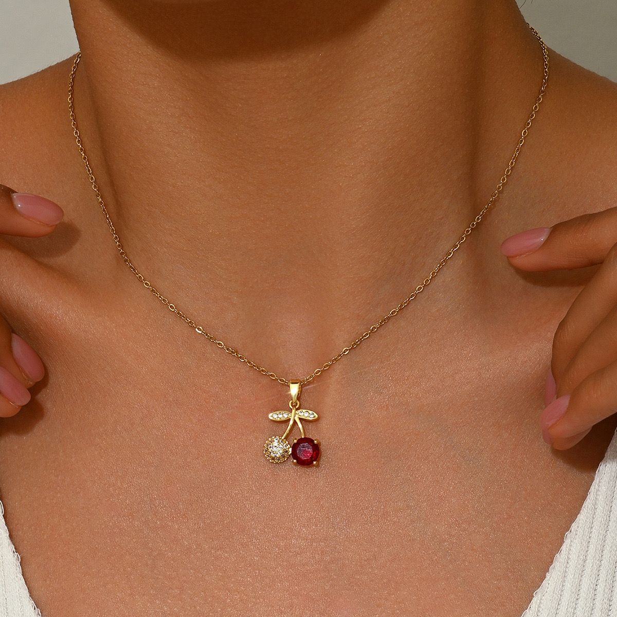 The cherry to my cherry Necklace