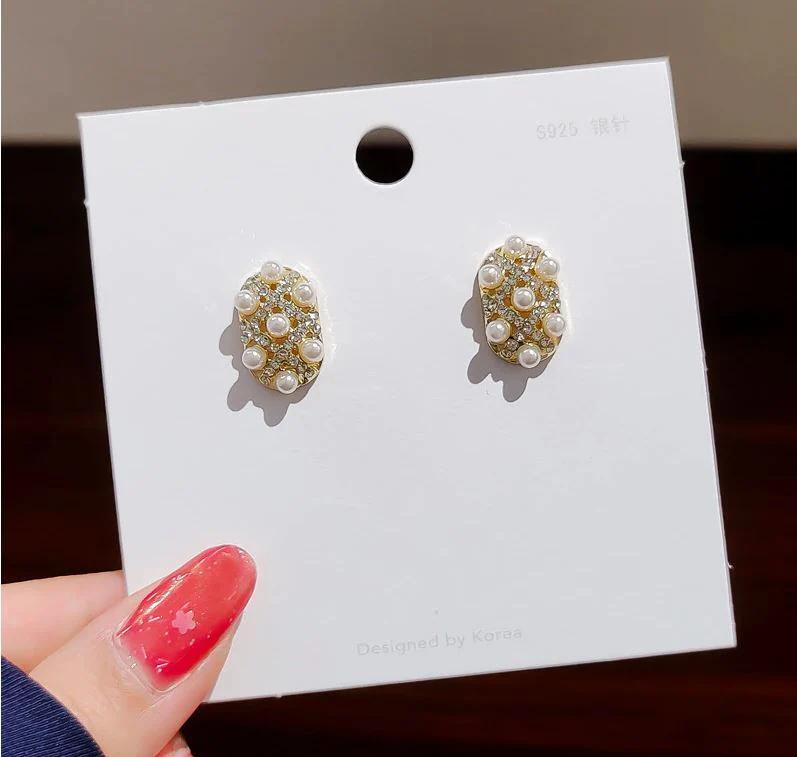 The Classic Pearl Korean Statement Earrings
