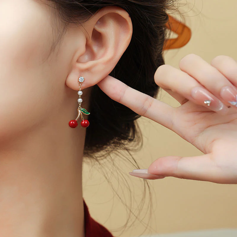 The iconic Cherry Drop Earrings - Image 3