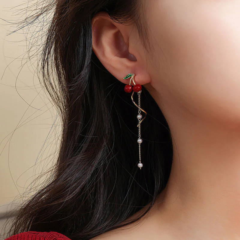The iconic Cherry Drop Earrings - Image 4