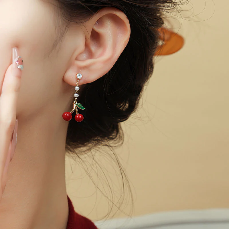 The iconic Cherry Drop Earrings - Image 5