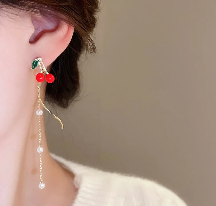 The iconic Cherry Drop Earrings - Image 7