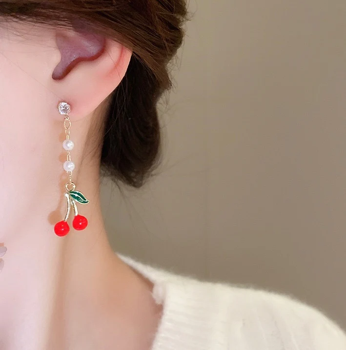 The iconic Cherry Drop Earrings - Image 8