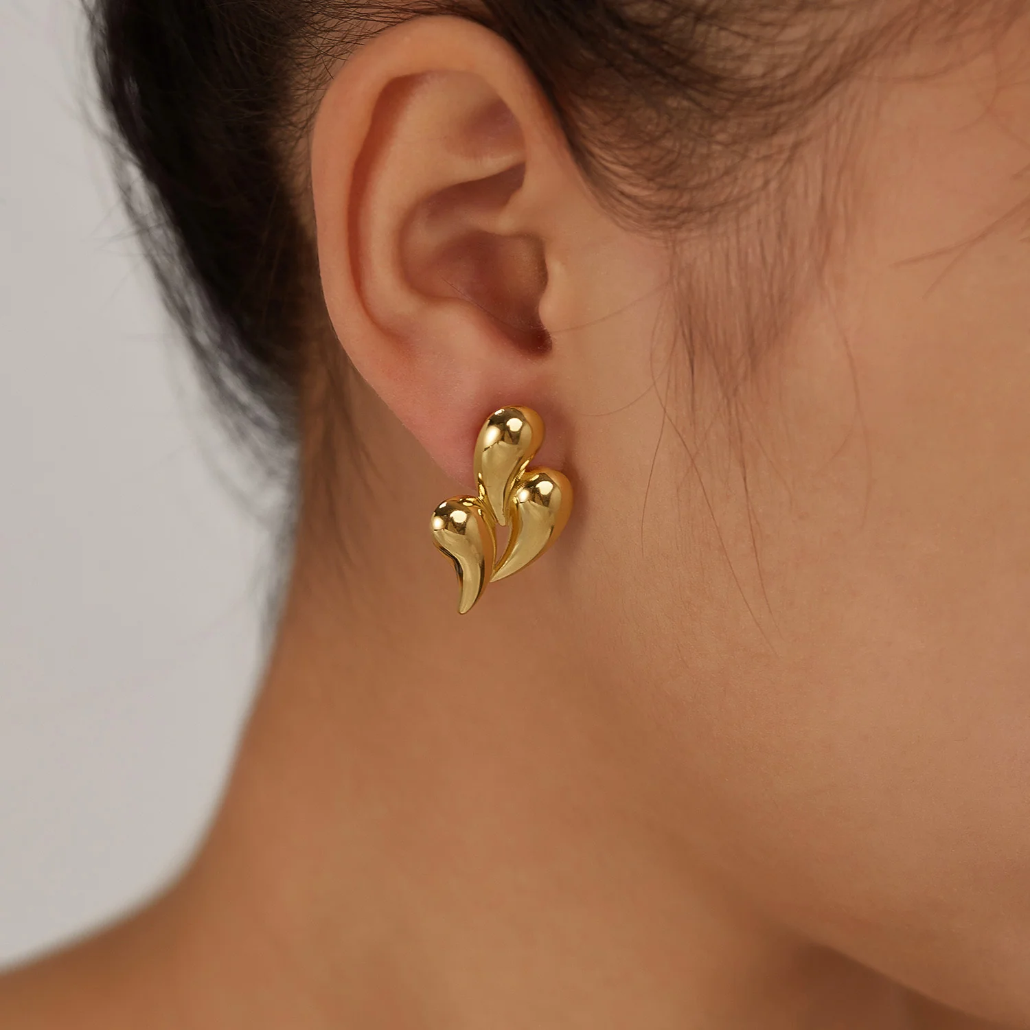 The Luxe Trio Earrings - Image 4