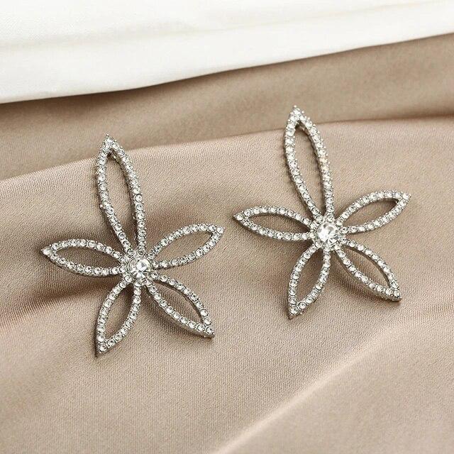 The Queen of Flowers - statement Earrings