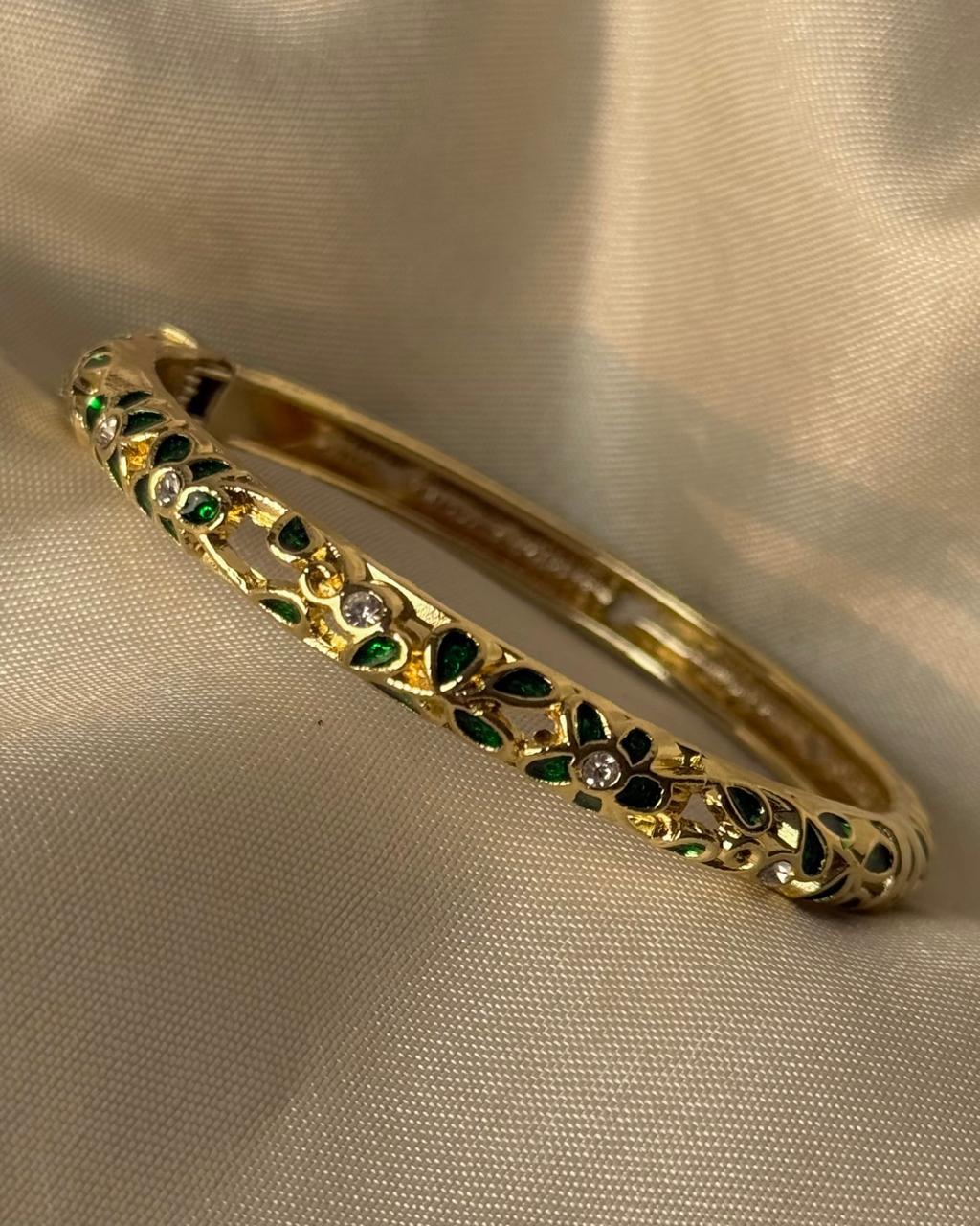 Timeless Flora Enamel Bangle - Image 2