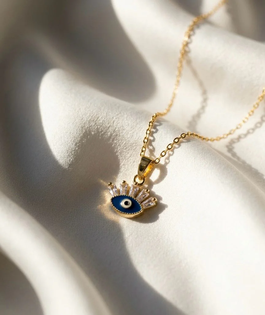 Tinkering Evil Eye Necklace