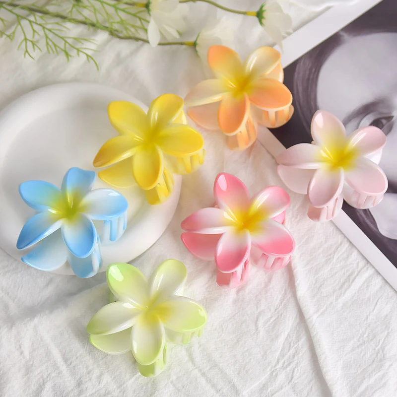 Trendy Island Floral Hair Claw - Image 7