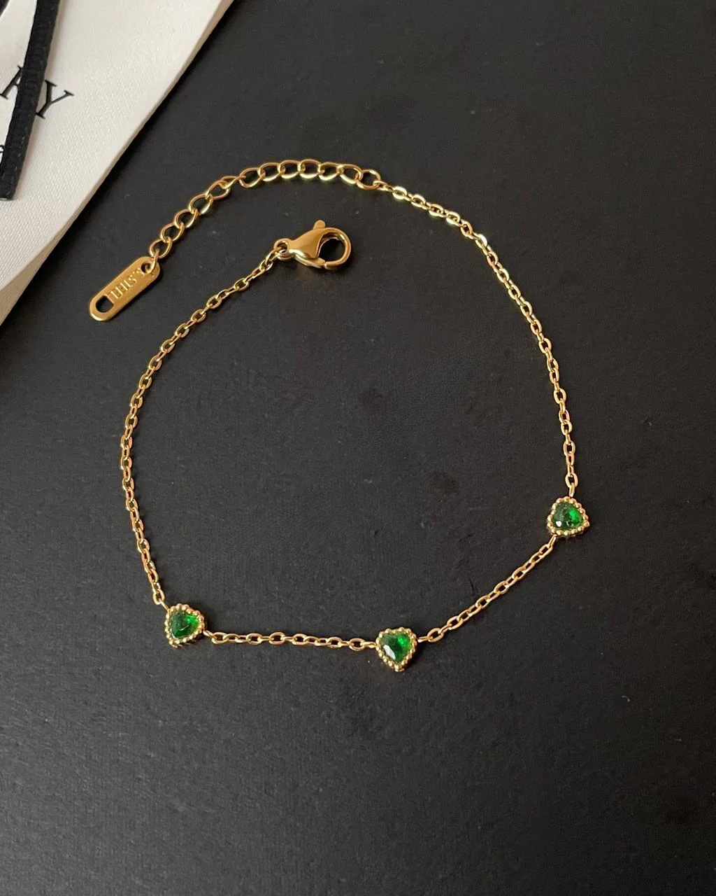 Triple Tease Heart Bracelet