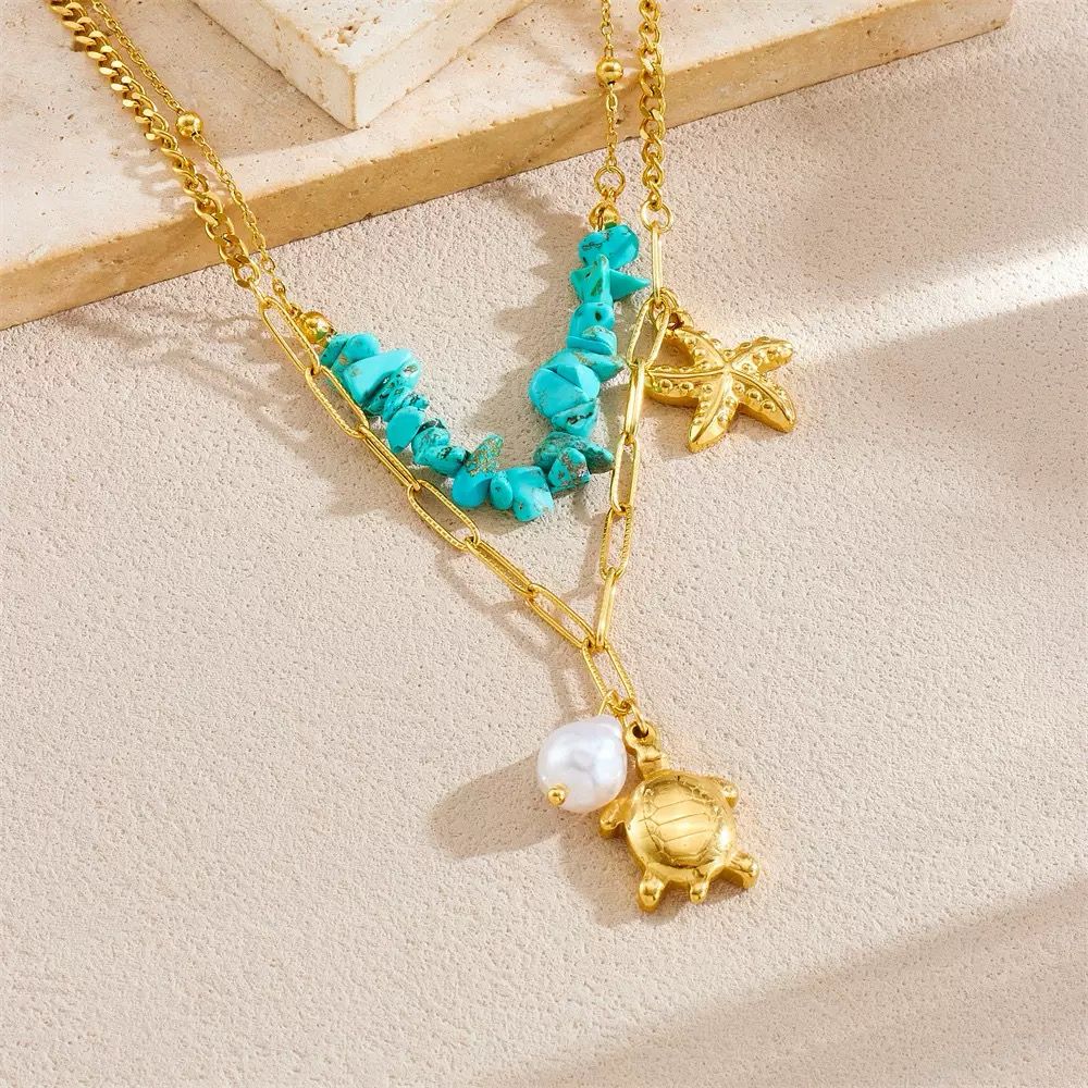 Tropical Creatures Beaded Necklace - Image 4