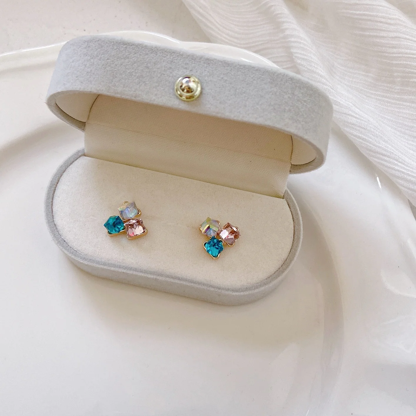 Turquoise Pixie Earrings - Image 3