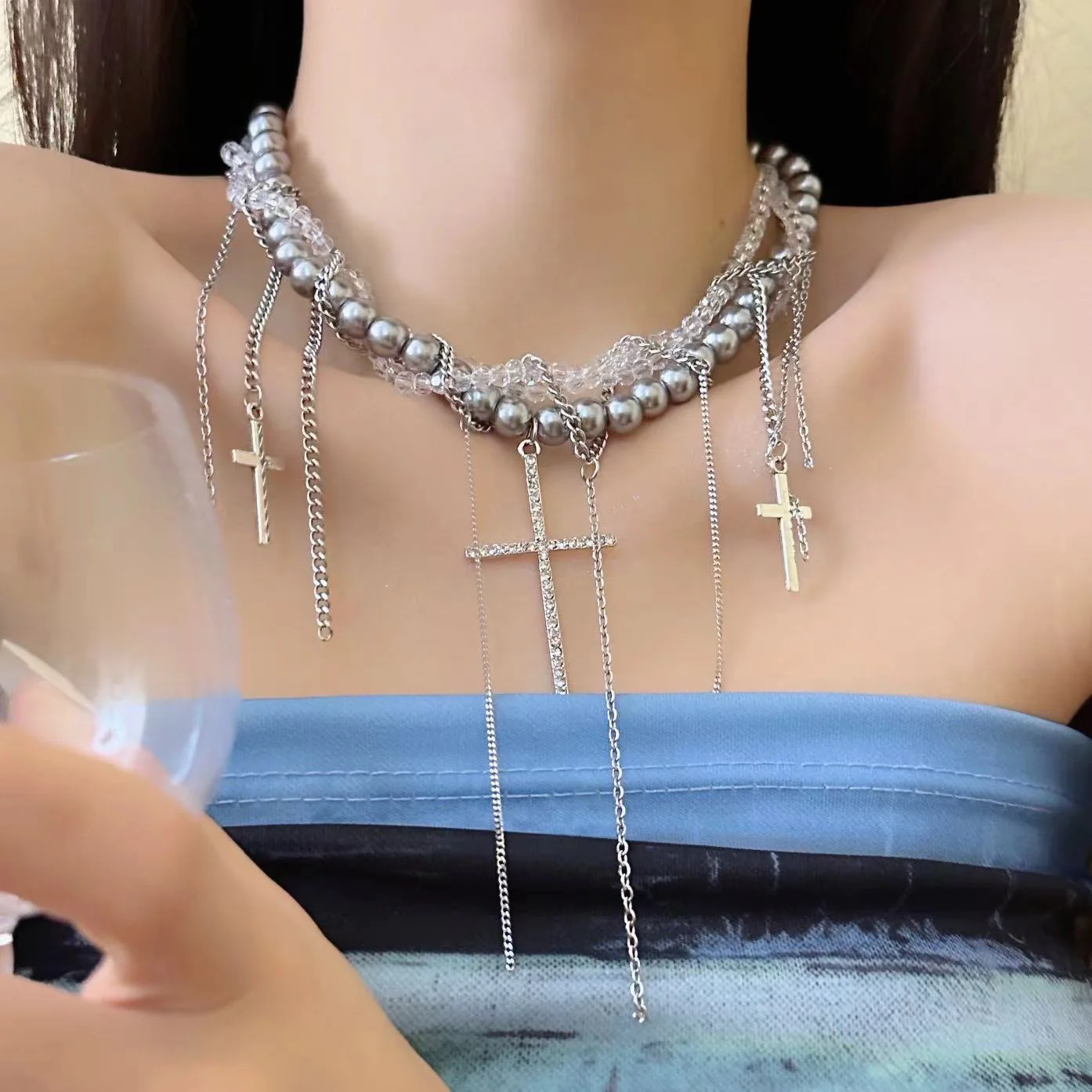 Twilight-Relic Multilayered Necklace - Image 2