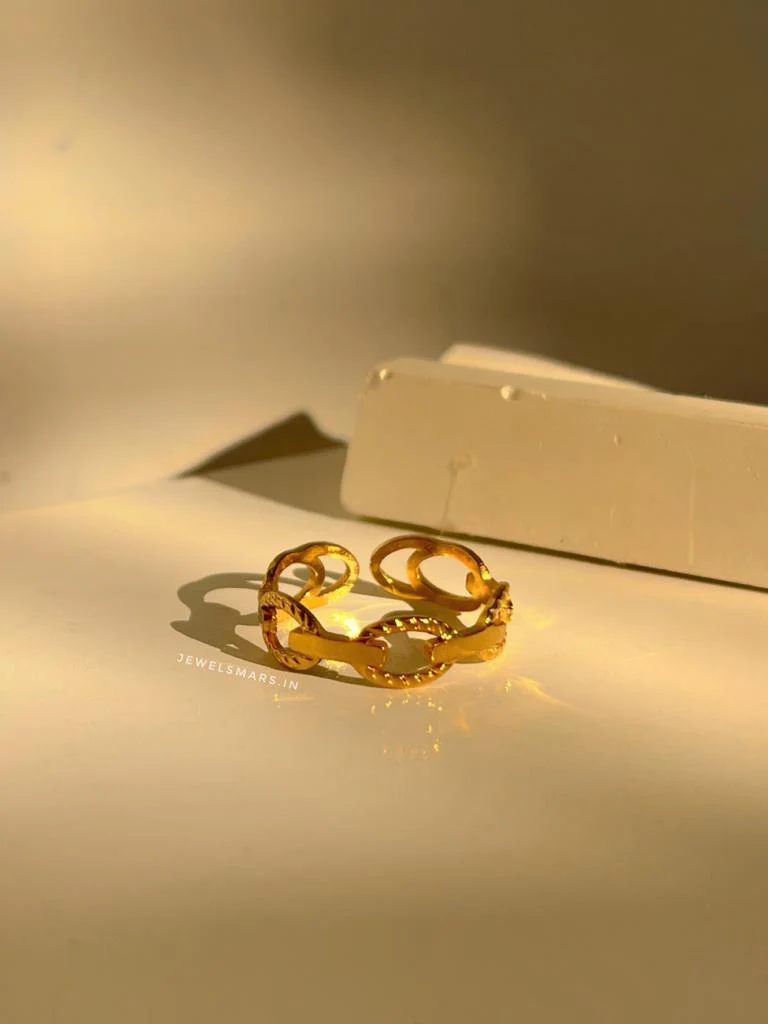 Twined Ring ( gold plated )