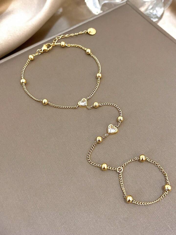 Twinkle Hearts! Hand Jewellery - Image 2