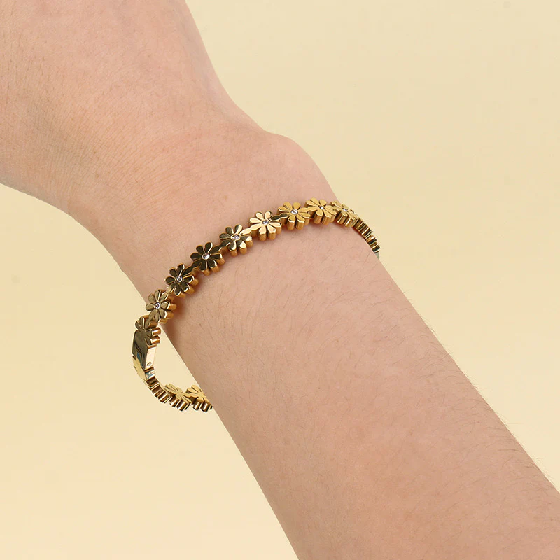 Twinkling Florets Cut-out Bracelet - Image 6