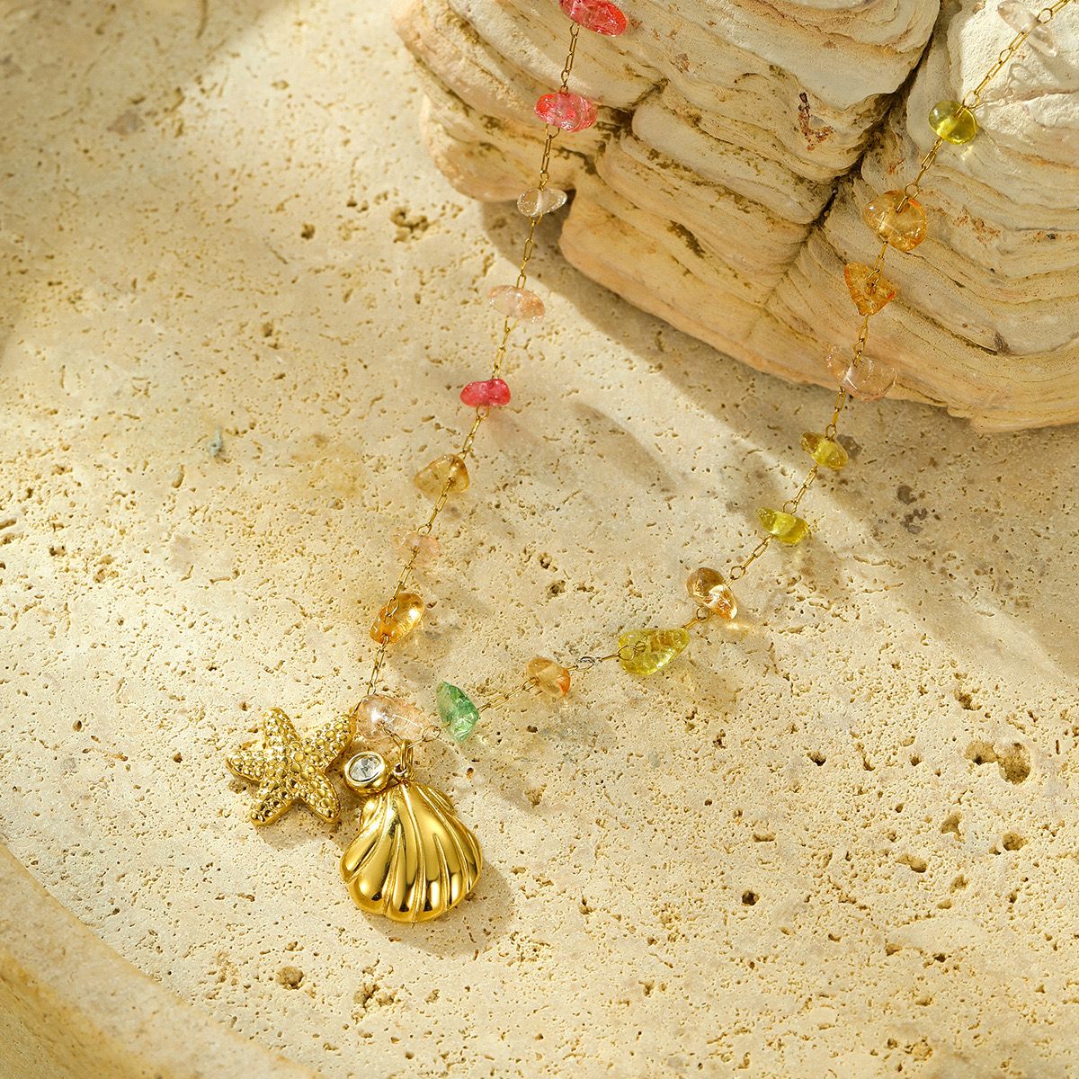 Twirl of Coral Necklace - Image 4