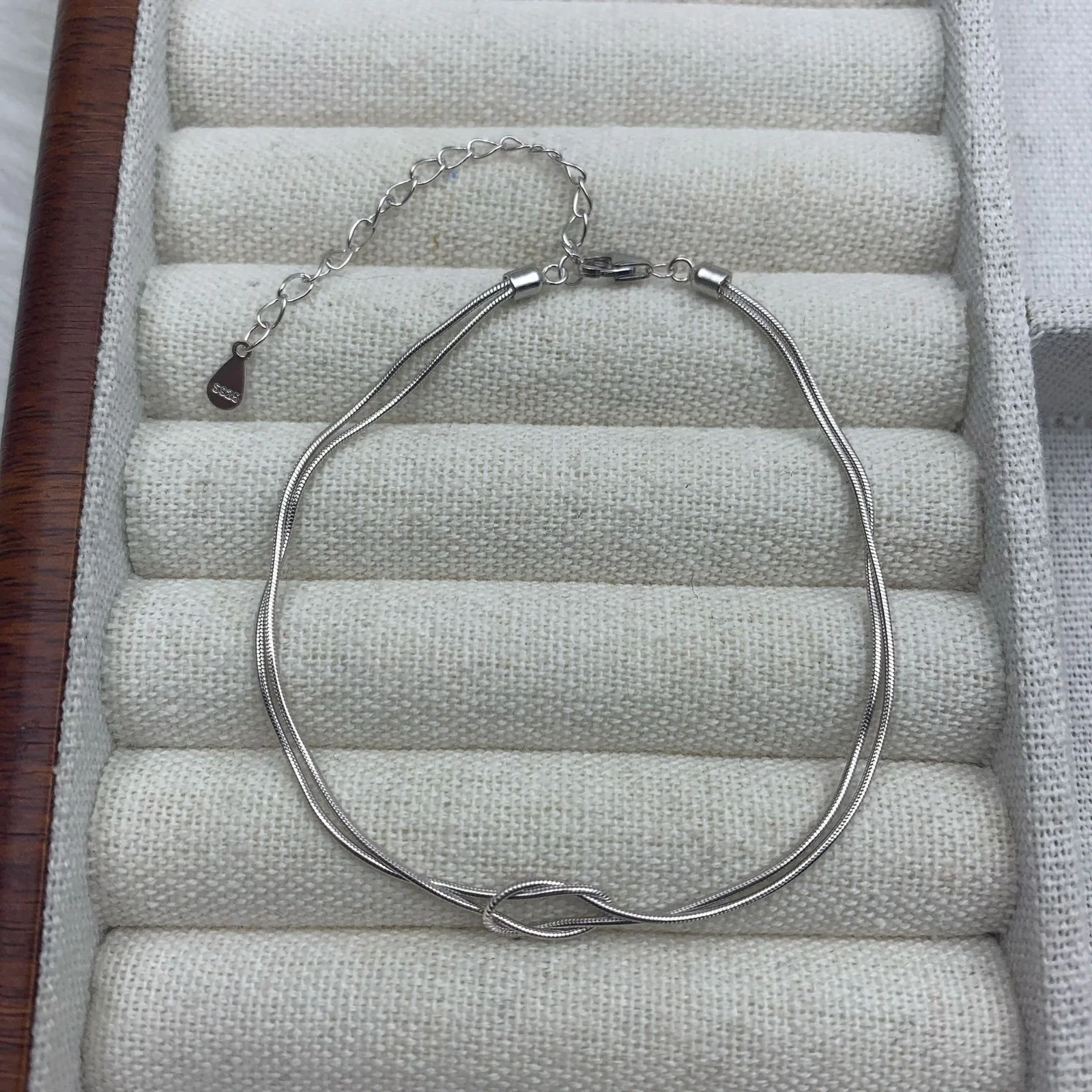 Twisted Intentions Silver Bracelet