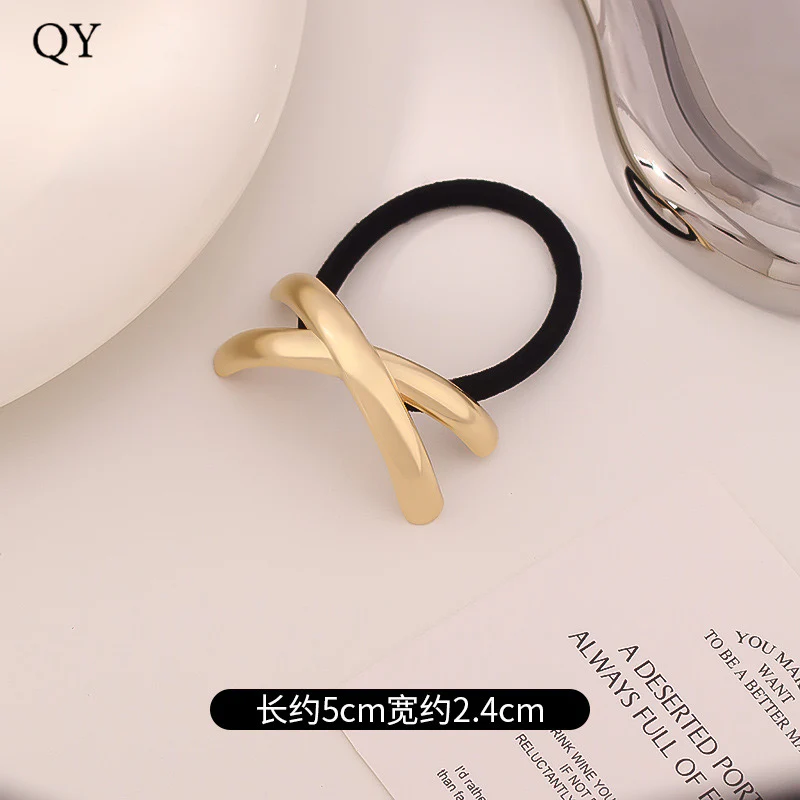Twisted Statement Metal Hair Tie - Image 4