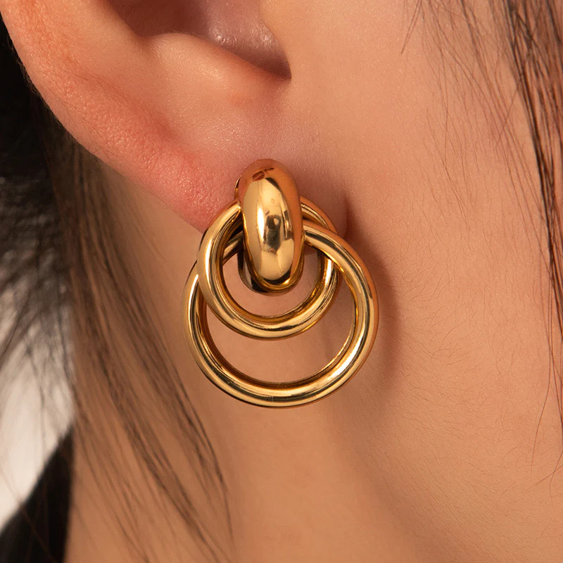 Unapologetically Gold! Earrings - Image 2