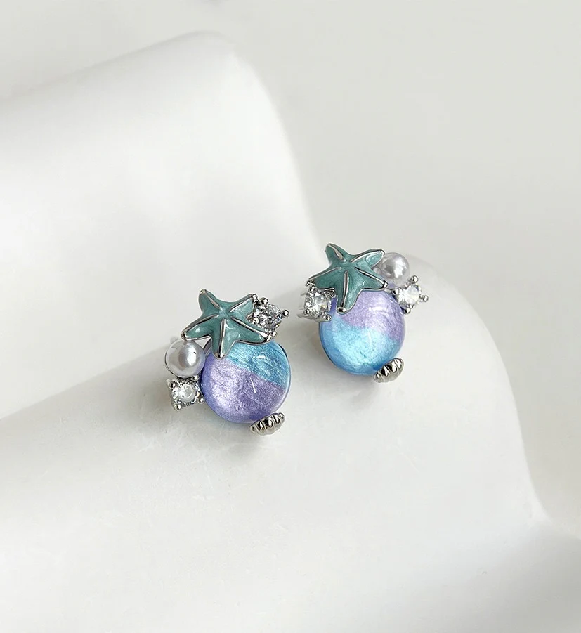 Underwater Pearl Earrings - Image 4