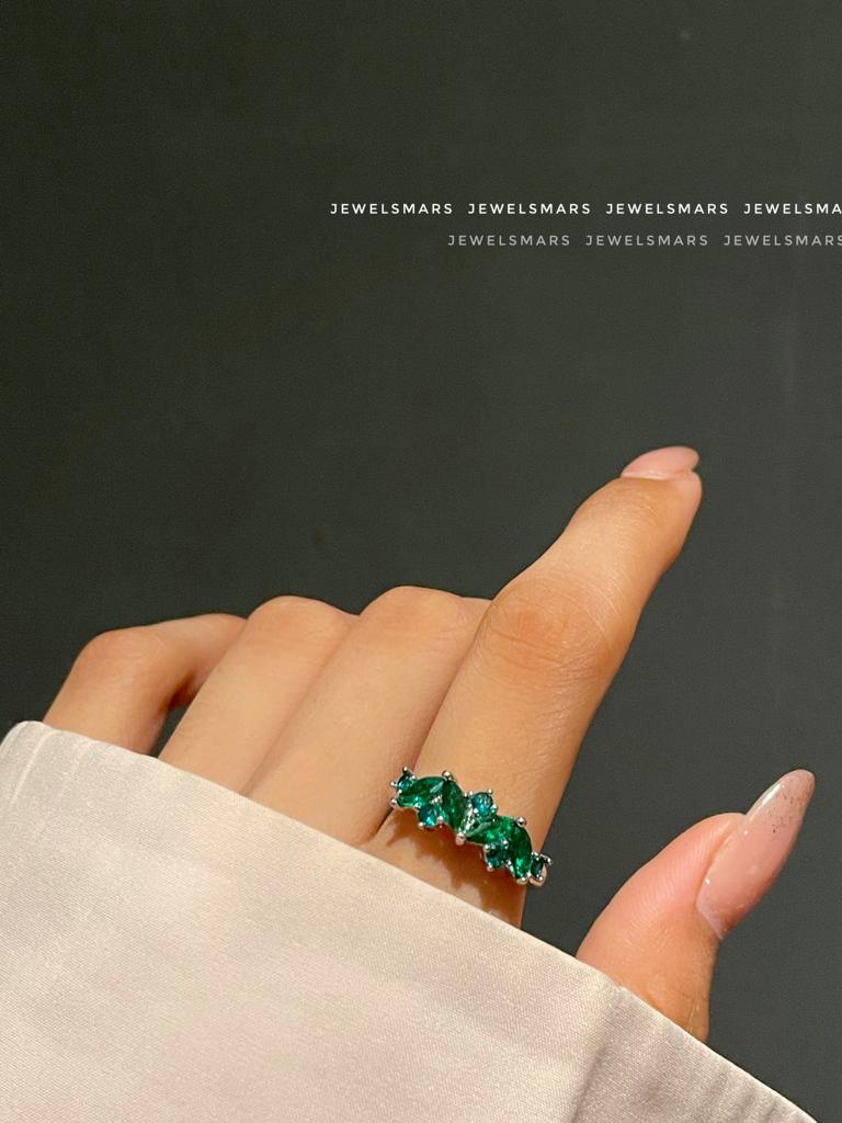 Unfinished Ring - green - Image 2