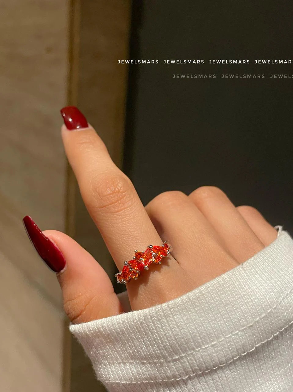 Unfinished Ring- orange