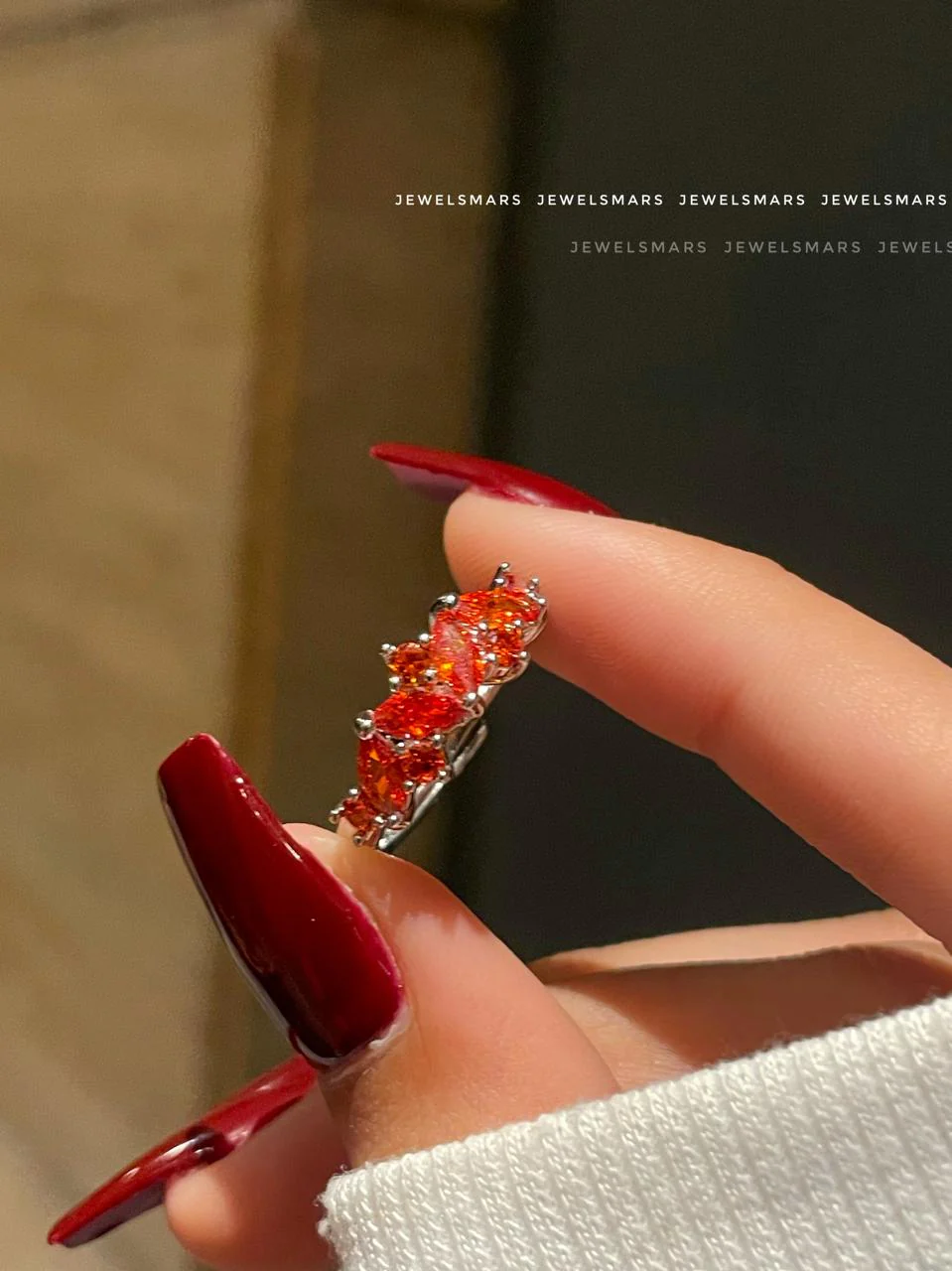 Unfinished Ring- orange - Image 2