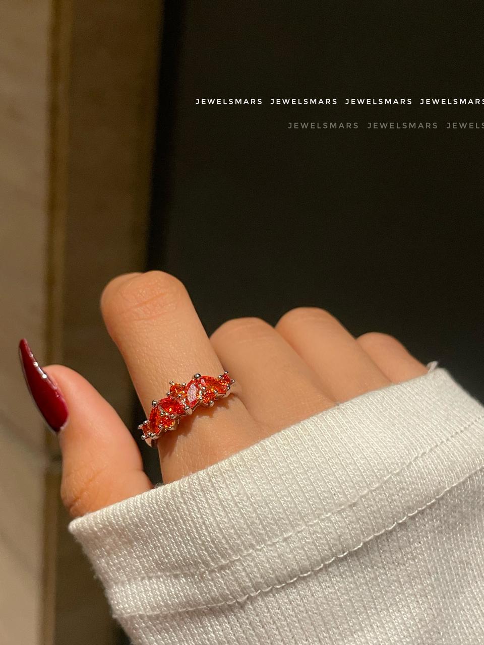 Unfinished Ring- orange - Image 3