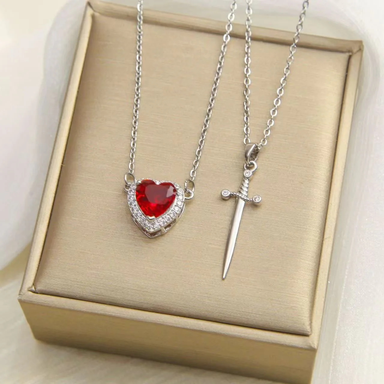 Beauty & the Beast Necklace Combo - Image 7