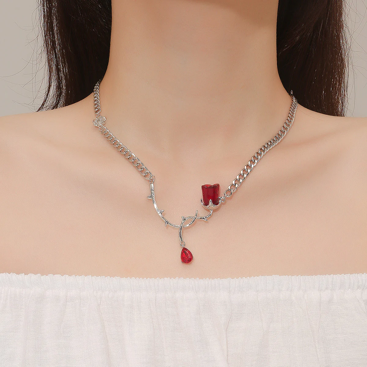 Vampire Rose Necklace - Image 2
